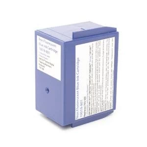 Image of Q-Connect Pitney Bowes Remanufactured Blue Franking Ink Cartridge