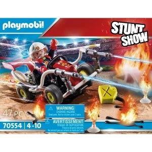 Image of Playmobil Stunt Show Fire Quad