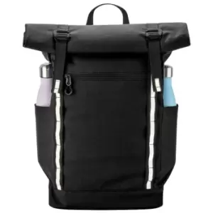 Image of Quadra Urban Commute Roll Top Backpack (One Size) (Black)