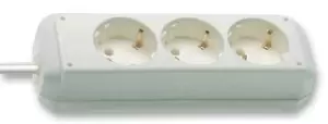 Image of Brennenstuhl Eco-Line White 3 AC outlet(s) 1.5 m