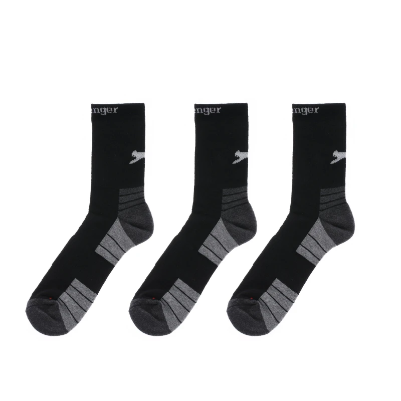 Image of Slazenger Socks 3 Pack - Black 7 - 11