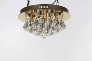 Image of Parma 4 Light Gold Flush Ceiling Fitting