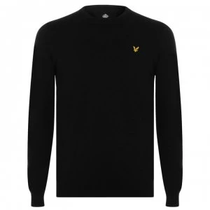 Image of Lyle and Scott Merino Knit Jumper Mens - Navy Z271