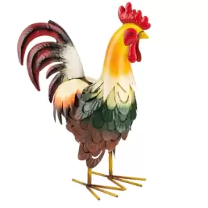 Image of Garden Gear Metal Cockerel Garden Ornament