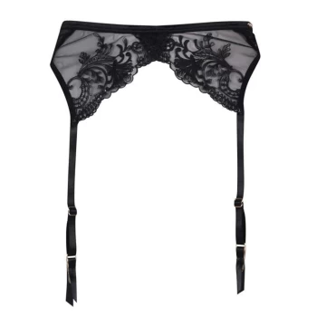 Image of Bluebella Marseille Lace Suspender - Black