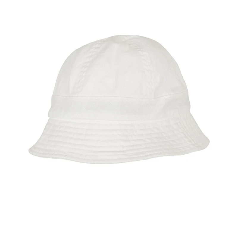 Image of Yupoong Mens Flexfit Washing No Top Tennis Bucket Hat in White White Male One Size