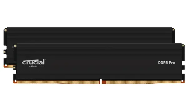 Image of Crucial Pro 64GB (2x32GB) 5600MHz CL46 DDR5 Desktop Memory