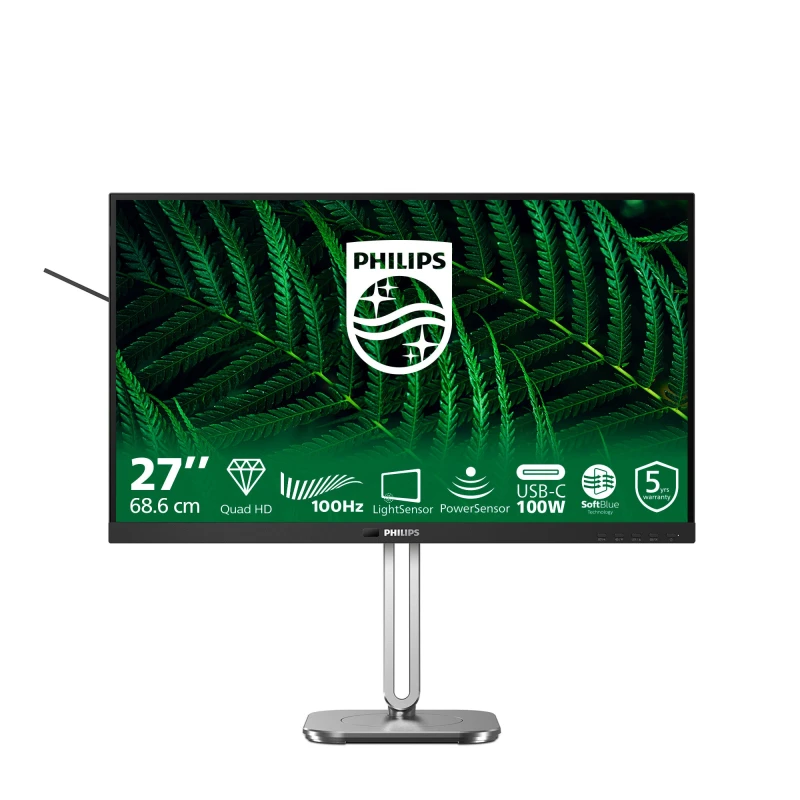Image of Philips 5000 series 27B2G5601/00 computer monitor 68.6cm (27") 2560 x 1440 pixels Quad HD LCD Black 27B2G5601/00