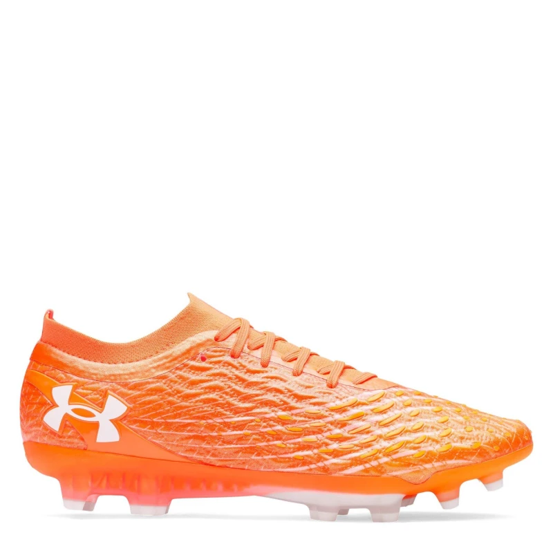 Image of Under Armour Magnetico Elite Adults Firm Ground Football Boots Orange/White male 7 (41)