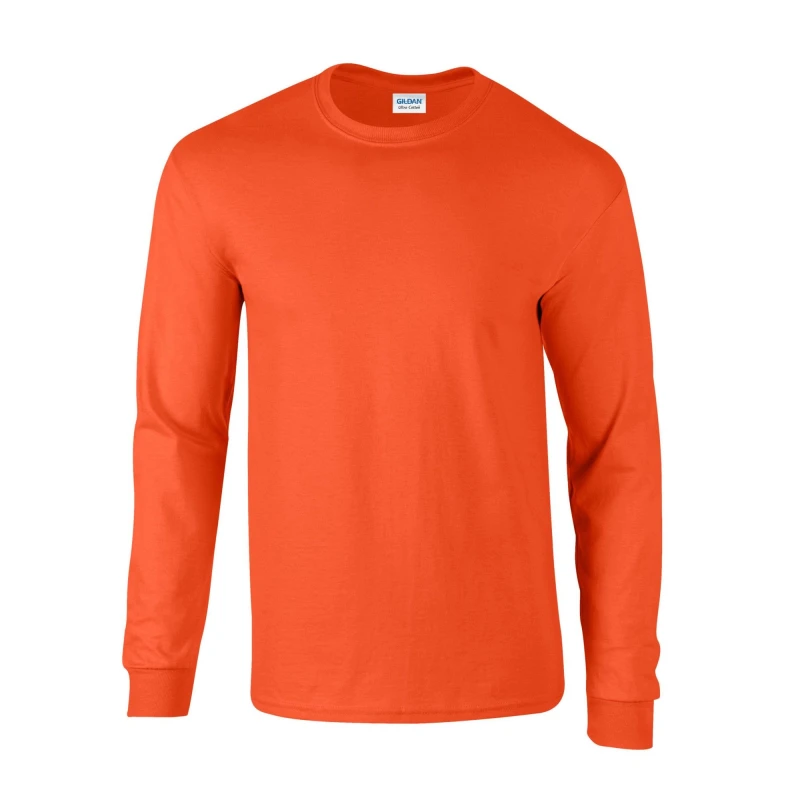 Image of Premier Premier Men Ginmill Checked Long-Sleeved Shirt in Orange Size: Small Orange S Male 5063470400966