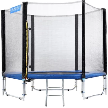 Image of Monzana - Outdoor Trampoline Set for Kids & Adults Safety Enclosure Net Ladder Galvanized Frame Tools 150Kg max. 8ft