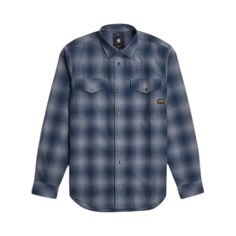 Image of G-Star Long sleeve shirt G-Star Marine Slim Bleu Male M
