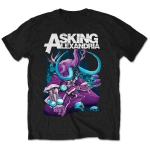 Image of Asking Alexandria - Devour Unisex Medium T-Shirt - Black