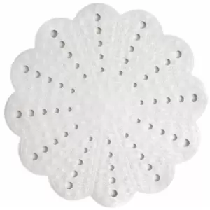 Image of Petal Shower Mat - White