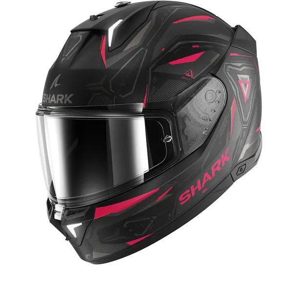 Image of Shark SKWAL i3 Linik Mat Black Violet Anthracite KVA Full Face Helmet XS