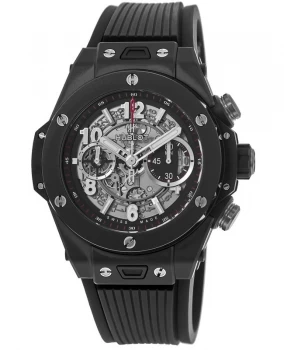 Image of Hublot Big Bang Unico Black Magic Ceramic Rubber Strap Mens Watch 411.CI.1170.RX 411.CI.1170.RX