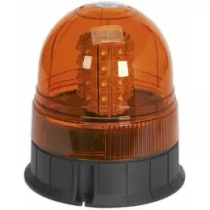Image of Loops - 12V / 24V LED Rotating Amber Hazard Beacon Light - 3x Bolt Roof Fixing Points