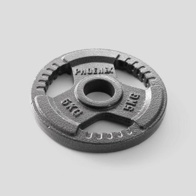 Image of Phoenix Fitness 5Kg Cast Iron Olympic Plate 2" For Strength Training