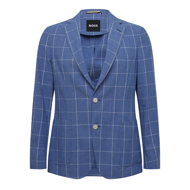 Image of Boss Mens C-Hanry-2Pcs-242 Suit Lgt/Pastel Blue male 36 (46)