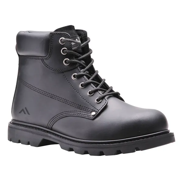 Image of Portwest Steelite SBP HRO Welted Safety Boots FW16BKR39 Colour: Black