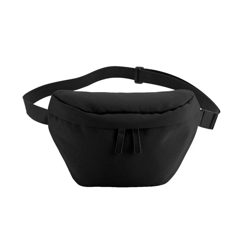 Image of Bagbase Simplicity Waist Bag in Black Unisex One Size