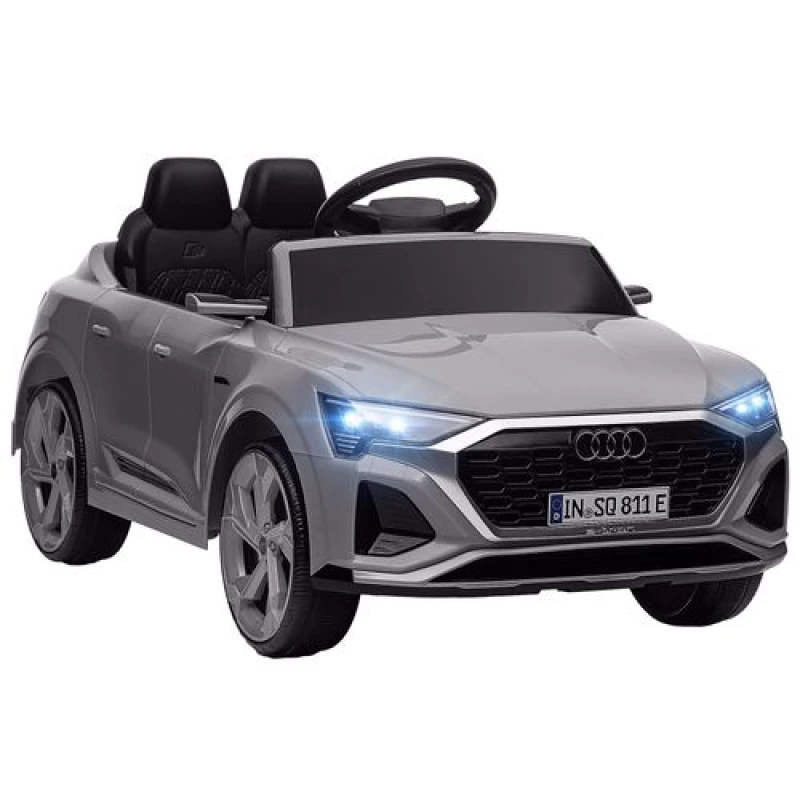Image of AIYAPLAY Audi Q8 e-tron Sportback Kids Electric Car w/ Remote - Pink - Grey TJ Hughes 5063603491267