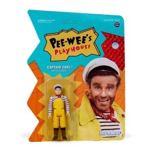 Image of Pee-wee's Playhouse ReAction Action Figure Captain Carl 10 cm