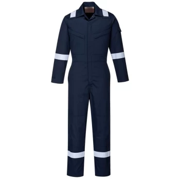 Image of Portwest - FR51NARXL - sz XL Bizflame Plus Ladies Coverall 350g - Navy