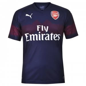 Image of Puma Arsenal Away Shirt 2018 2019 - Navy/Red