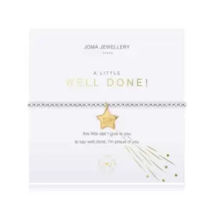 Image of A Little Well Done! Silver 17.5cm Stretch Bracelet 3791