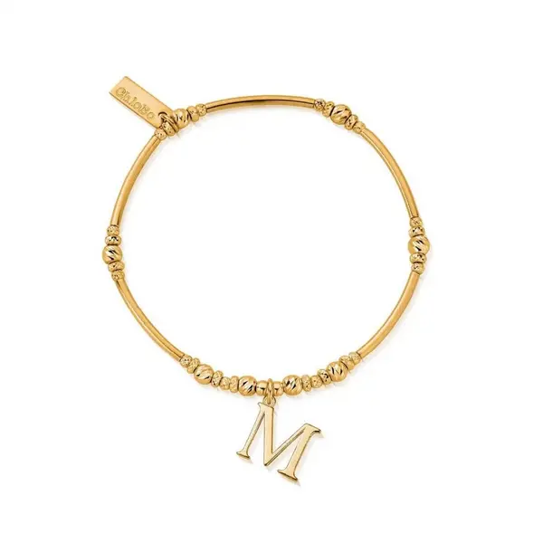 Image of ChloBo Gold Iconic Initial Bracelet - Letter M