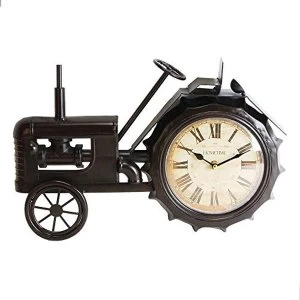 Image of Hometime Vintage Mantel Clock - Tractor