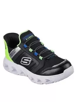 Image of Skechers Boys Hypno-flash 2.0 Lighted Slip-ins Trainer, Black, Size 1 Older