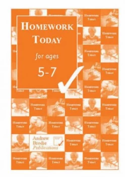 Image of Homework Today for Ages 5-7 by Andrew Brodie Paperback