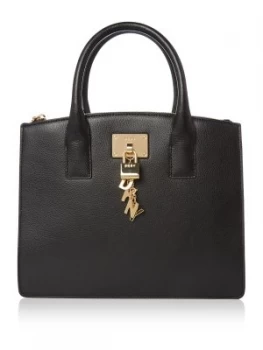 Image of DKNY Elissa large tote with charms Black