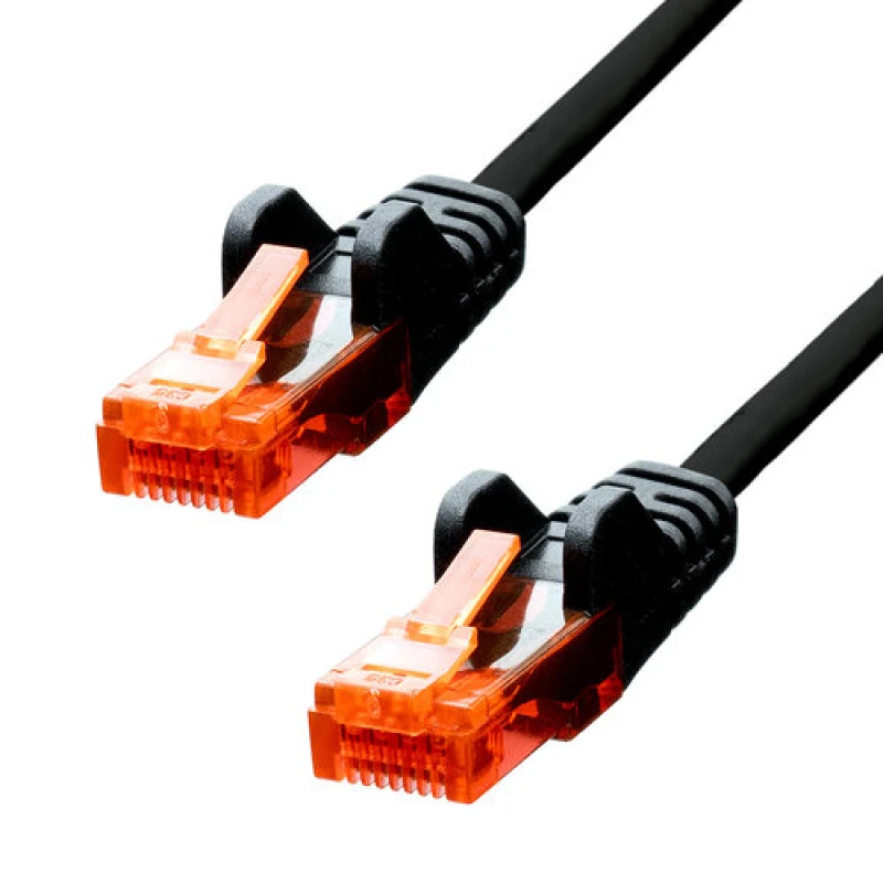 Image of ProXtend CAT6 U/UTP CCA PVC Ethernet Cable Black 7M