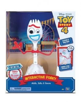 Image of Toy Story Forky With Interactive Walking, Talking And Dancing - 10" Talking Action Figure