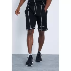Image of I Saw It First Black Pipe Seam Shorts - Black