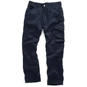 Image of Scruffs Work Trousers Navy - 34W 31L