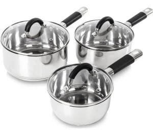 Image of Tower T80835 3 Piece Non-stick Saucepan Set