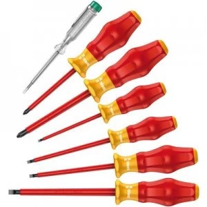 Image of Wera 1160 i/7 VDE VDE Screwdriver set 7 Piece Slot, Phillips