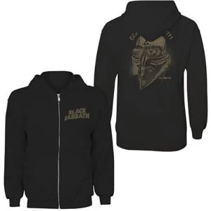 Image of Black Sabbath - Tour 1978 Ladies Large Hoodie - Black