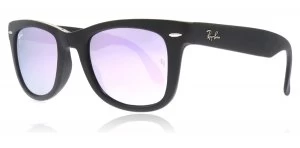 Image of Ray-Ban Folding Sunglasses Matte Black 601S4K 50mm