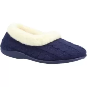 Image of Fleet & Foster Sarina Slipper Female Navy UK Size 8