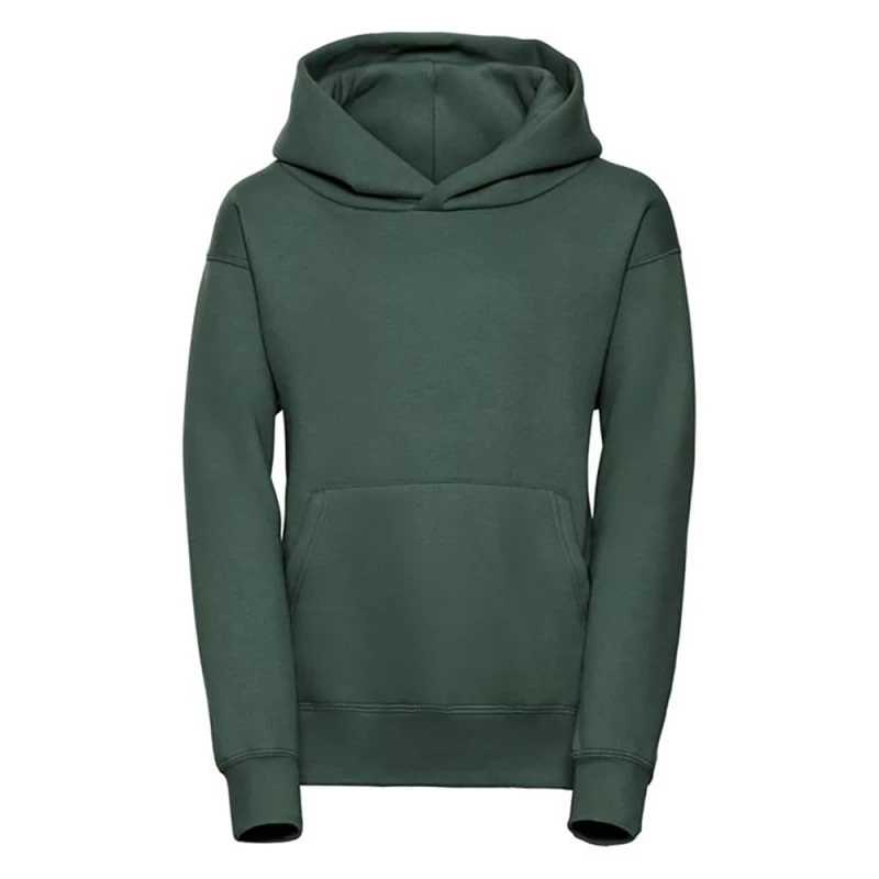 Image of JERZEES Plain Hoodie in Bottle Green Size: 3-4 Years Bottle Green Unisex 3-4 Years