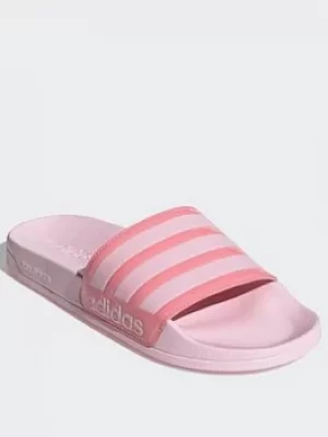 Image of adidas Adilette Shower Slides, Pink, Size 5, Women