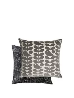 Image of Orla Kiely Early Bird Velvet Cushion