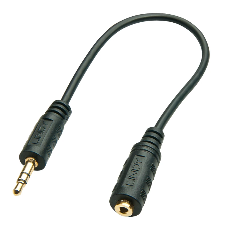 Image of Lindy 3.5mm Male to 2.5mm Female Audio Adapter