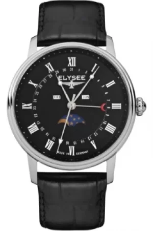 Image of Mens Elysee Momentum Moonphase Watch 77003L