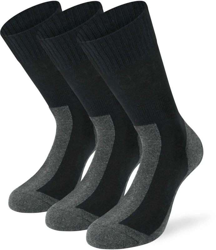 Image of Lenz Staff Worker Allround Socks - Pack of 3, Size 43 - 46 for Men